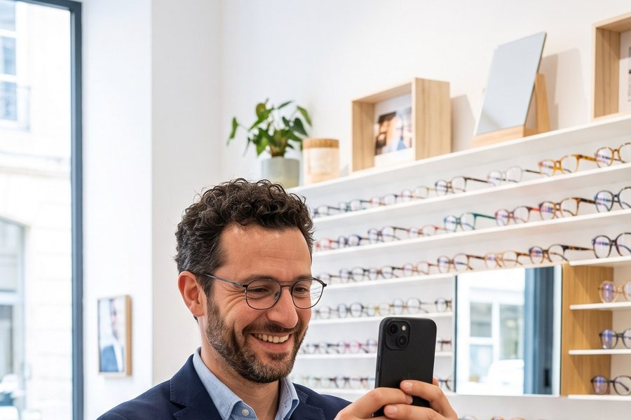 Un opticien